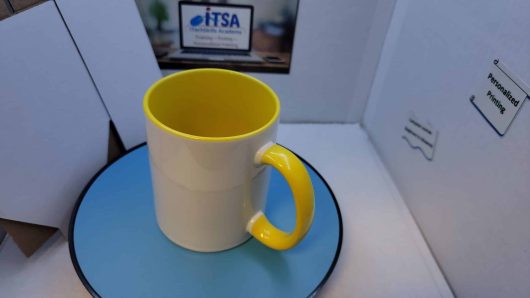 Subli Coated 11oz Mug with Inner/Handle Colored for sublimation - Image 6